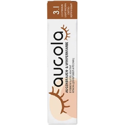 Aucola Eyebrow and Eyelash Tint profesionálna farba na obočie a riasy 3.1 Light Brown svetlo hnedá 15 ml