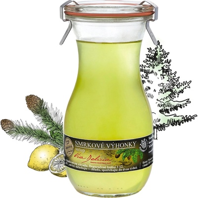 Via Delicia Smrkové výhonky sirup 265 ml