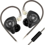 KZ EDX Pro X Black Mic Hi-Fi In-Ear слушалки, 3.5mm, 0.75mm, микрофон (6.01.02.0276)