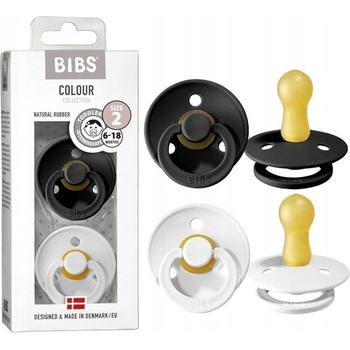 Bibs Colour kaučuk 2ks Black White 120219