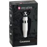 mystim Casanova - електрически прът-дилдо (бял) - lovesexshop