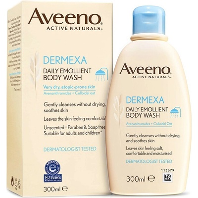 Aveeno Dermexa Daily Emollient Body Wash upokojujúci sprchový gél 300 ml