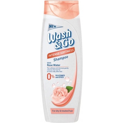Wash&Go Шампоан Wash&Go 360мл. - Розова вода