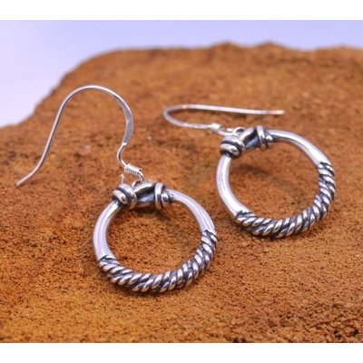 Drakkaria VIKING stříbrné náušnice P4027