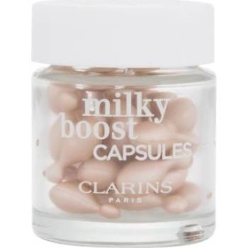 Clarins Milky Boost Capsules rozjasňujúci make-up kapsuly 02 30 x 0,2 ml