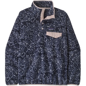 Patagonia Дамски поларен пуловер Patagonia Women's Lightweight Synchilla Snap-T Fleece Pullover Fleece jumper - Saxifrage: Sunken Blue (105-0968-7514)
