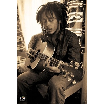 Plagát, Obraz - Bob Marley - sepia, 61 × 91.5 cm