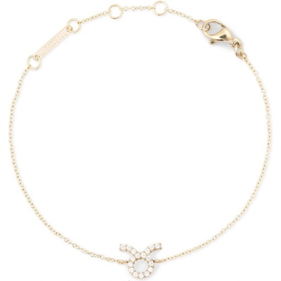 Daniel Wellington Pozlacený řetízkový náramek znamení Býk Crystal Zodiac DW00400908