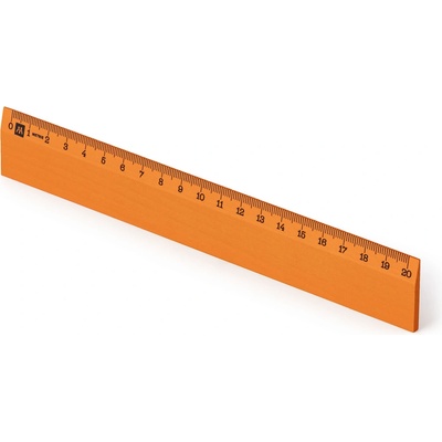 Metrie Scholar-20HO Dřevěné pravítko 20 cm