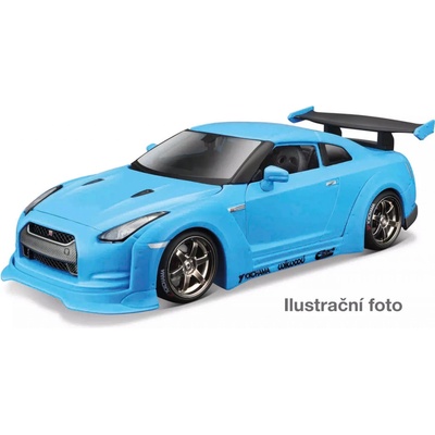 Maisto MA-32526 Nissan GT-R Tokyo Mods modrá 1:24