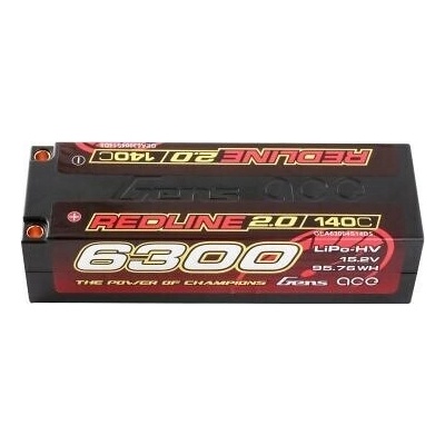 GensAce Redline 2.0 4S HV 15.2V-140C-6300 139x47x37mm 452 g