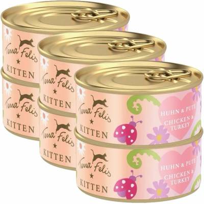 Terra Felis Kitten Chicken & Turkey 6 x 70 g