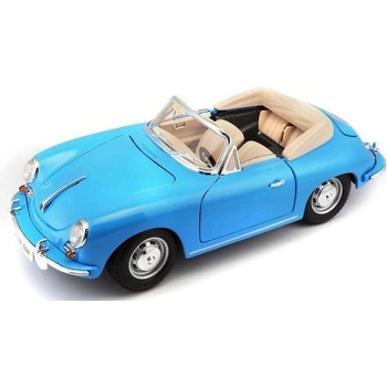 BburagoPorsche 356B Cabriolet 1961 modrá 1:18