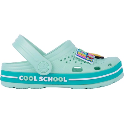 Coqui Dievčenské šľapky LINDO KIDS BTS svetlo zelená mix