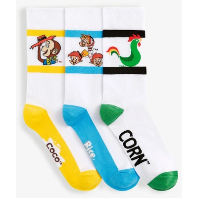 Celio Kellogg's Чорапи 3 чифта Celio | Byal | МЪЖЕ | ONE SIZE