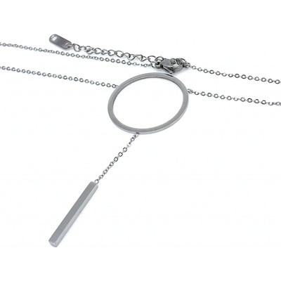 Jan Kos jewellery Řetízek s přívěskem z oceli 12115078