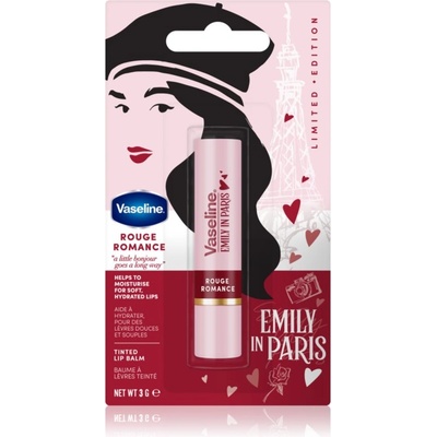 Vaseline Emily In Paris тониращ балсам за устни цвят Rouge Romance 3 гр