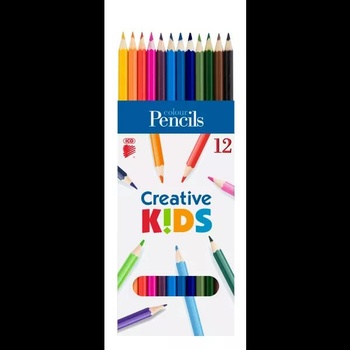 ICO Creative Kids: Шестостенни цветни моливи - 12 бр (7140144002)