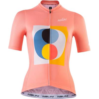 Nalini Дамска фланелка с къс ръкав за колоездене Nalini Women's Miaohaus Jersey Cycling jersey - Antique Pink (156-2821-0113)
