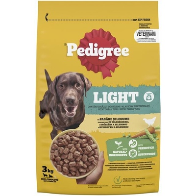 Pedigree Light s drůbežím a zeleninou 3 kg