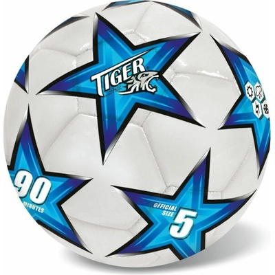 Alltoys Lopta kožená futbalová modrá č. 5