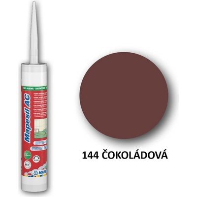 Mapesil AC 144 silikonový tmel 310 g čokoládová