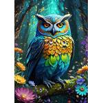 Alipson Puzzle - Puzzle Blue Owl - 500 piese