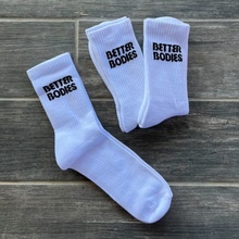 Better Bodies CREW SOCKS 3-PACK WHITE