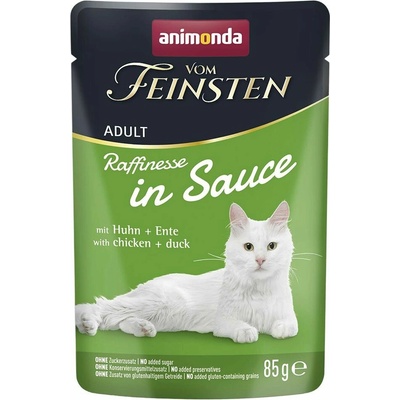 Animonda Vom Feinsten Raffinesse In Sauce kura & kačica v omáčke 85 g