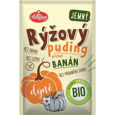 Amylon rýžový puding banán/dýně Bio 40 g