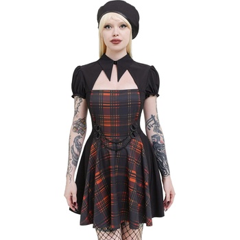 KILLSTAR дамска рокля KILLSTAR - Amberic - Черно/Оранжево - KSRA011407