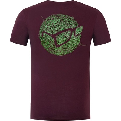 Korda Tričko Birdsnest Tee Burgundy