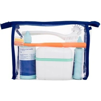 Curaprox BDC 190 Denture Set 100 ml sada koncentrát BDC Dental Appliance Bath Weekly 100 ml + čisticí gel BDC Dental Appliance Cleanser Daily 60 ml + zubní kartáček CS 5460 Prime 1 ks + kartáček na um
