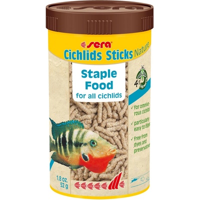 SERA Cichlids Sticks Nature 250мл / 52г