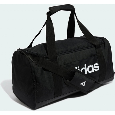 adidas Linear Duffel S BLACK/BLACK/WHITE černá 24 L – Zbozi.Blesk.cz