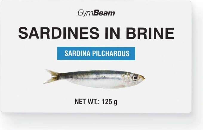 GymBeam Сардини в собствен сос 125 g