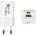 Prio Зарядно / адаптер USB-A / USB-C, GaN, PD, 35 W (20626)