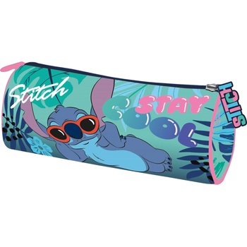 St. Majewski Цилиндричен несесер St. Majewski Stitch - Stay Cool, с 1 цип