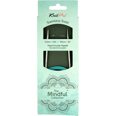 KnitPro Mindful kruhové ihlice 100cm 3,5mm