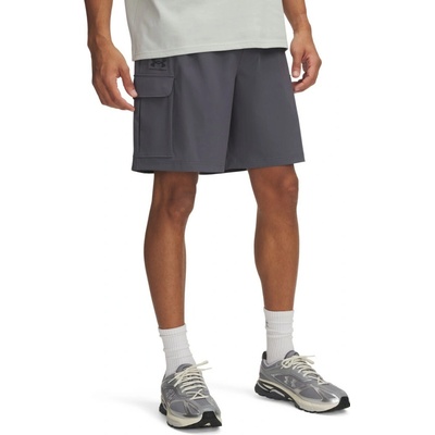 Under Armour VIBE WOVEN CARGO SHORTS šedé 1386560-025