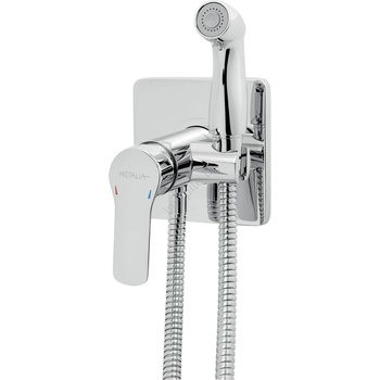 FERRO Novaservis-Кран за биде със слушалка за скрит монтаж METALIA лъскав хром (NR0013)