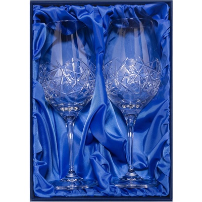 Bohemia Crystal Křišťálové sklenice na bílé víno Graffiti sklenice 2 x 380 ml