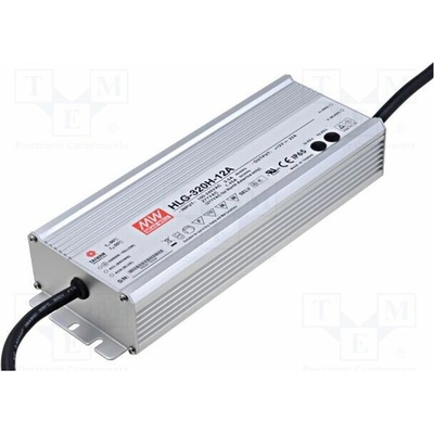 MEAN WELL HLG-320H-12A Napájecí zdroj: spínaný; LED; 264W; 12VDC; 22A; 90÷305VAC; IP65
