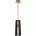 Elstead Lighting Quintiesse QN-LINARA-P-BK - Пендел на прът LINARA 1xE27/60W/230V черно/златисто (ED1081)