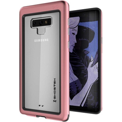 Ghostek Atomic Slim Case - хибриден удароустойчив кейс за Samsung Galaxy Note 9 (розов)
