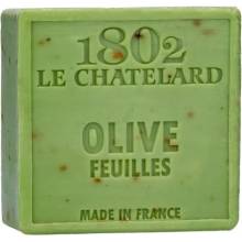 Le Chatelard 1802 Francouzské mýdlo bez palmového oleje Olivové listy 100 g