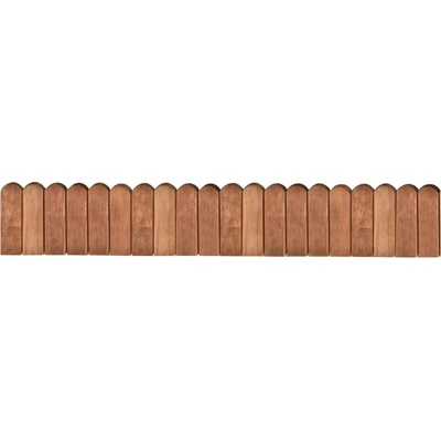 vidaXL Палисади за градина, кафяви, 120 см, импрегниран бор (49106)