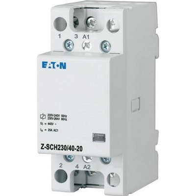Eaton Инсталационен контактор EATON Z-SCH230/40-20, 248855 - 230VAC/50Hz, 2N/O, 40A, 3HP (248855)