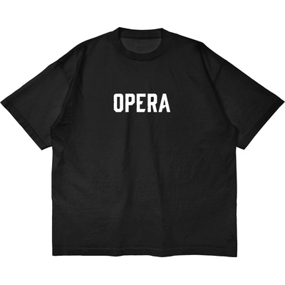 Opera tričko font Premium SS Tee Black