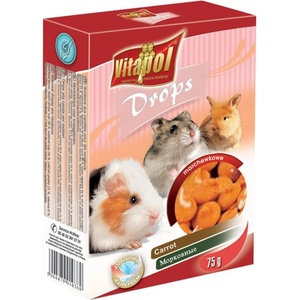 Vitapol VИТАПОЛ Капки морковени за гризачи 75 г
